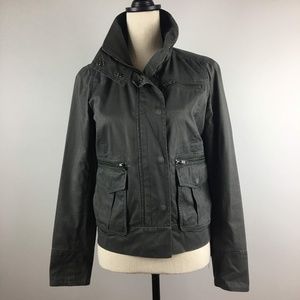 J.Crew olive green zip-up utility field jacket